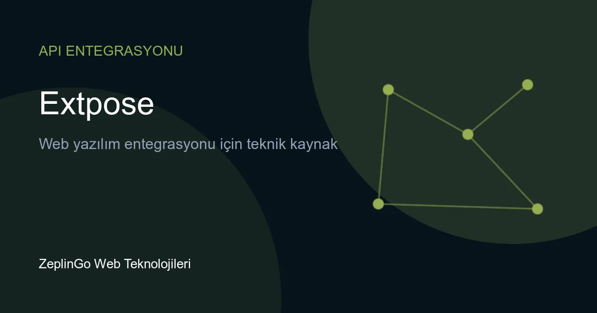 Extpose API ile Chrome eklenti performans analitiği