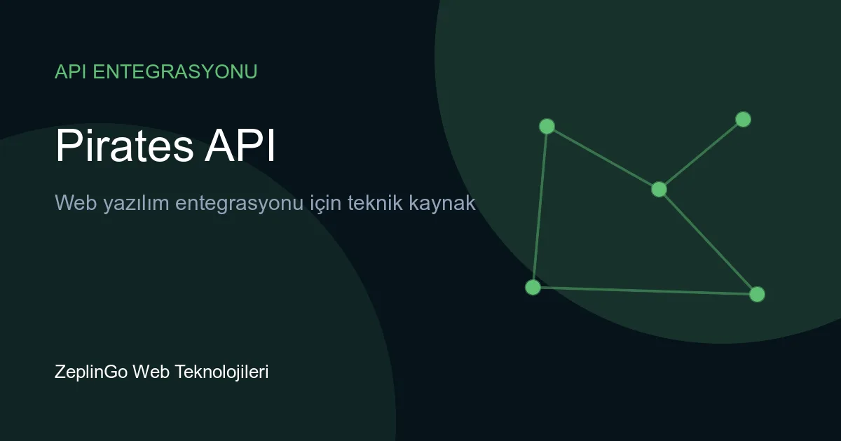 Pirates API ile korsan temalı içerik üretimi