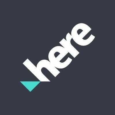 HERE Network Positioning API v2 ile konum belirleme akışını gösteren diyagram
