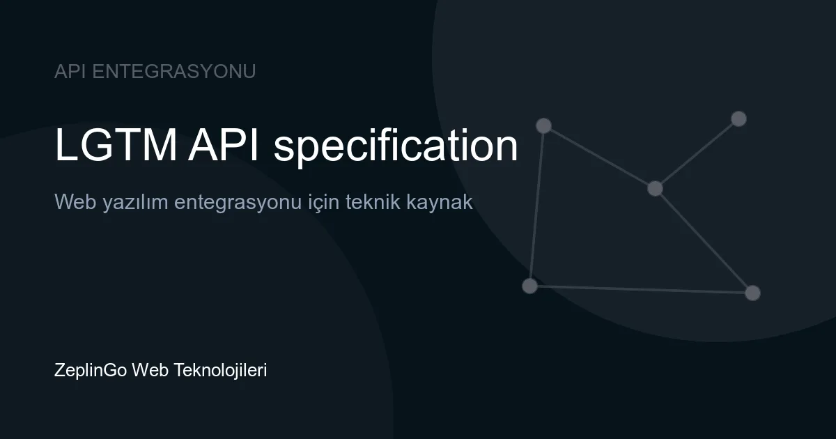 LGTM API specification v1.0 - REST API ile kod analizi entegrasyonu