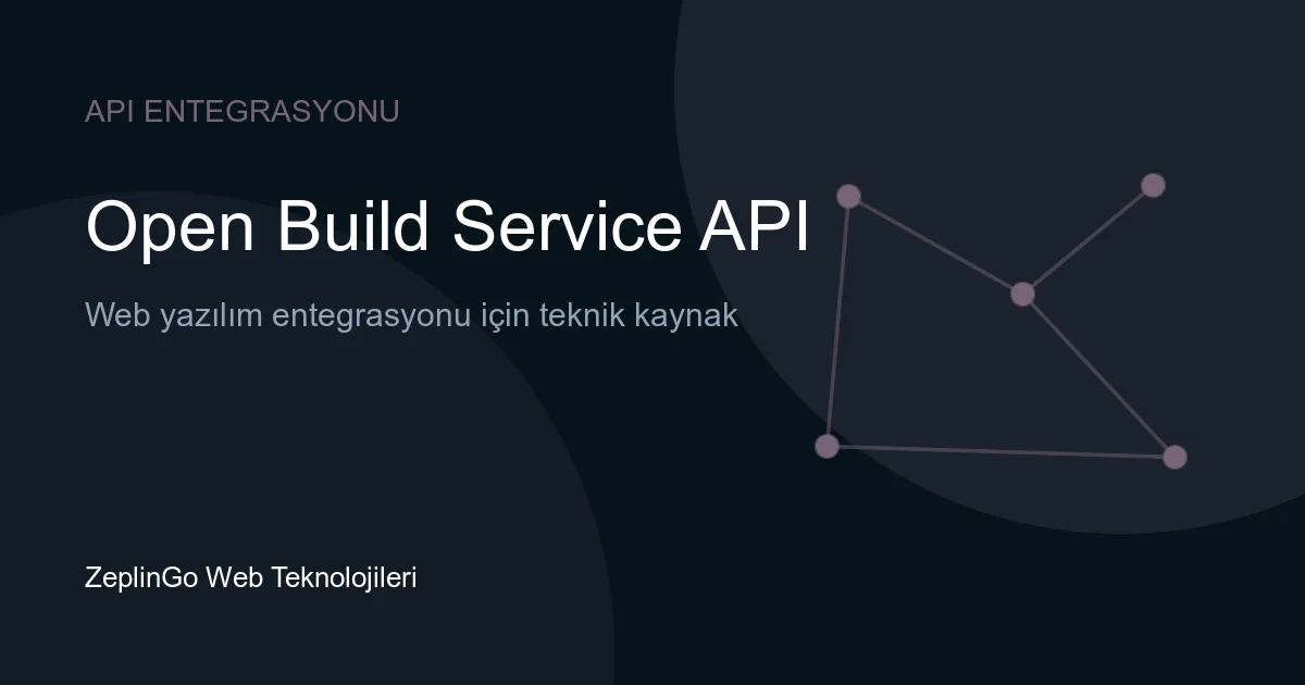 Open Build Service API entegrasyonu