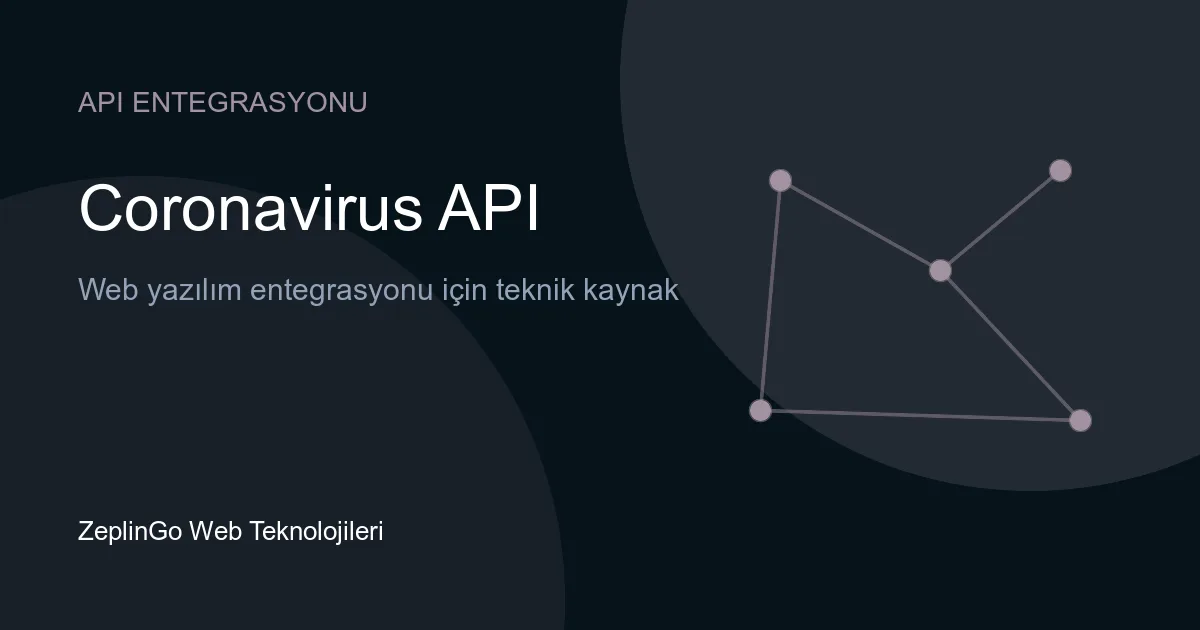 Coronavirus API ile COVID-19 veri entegrasyonu