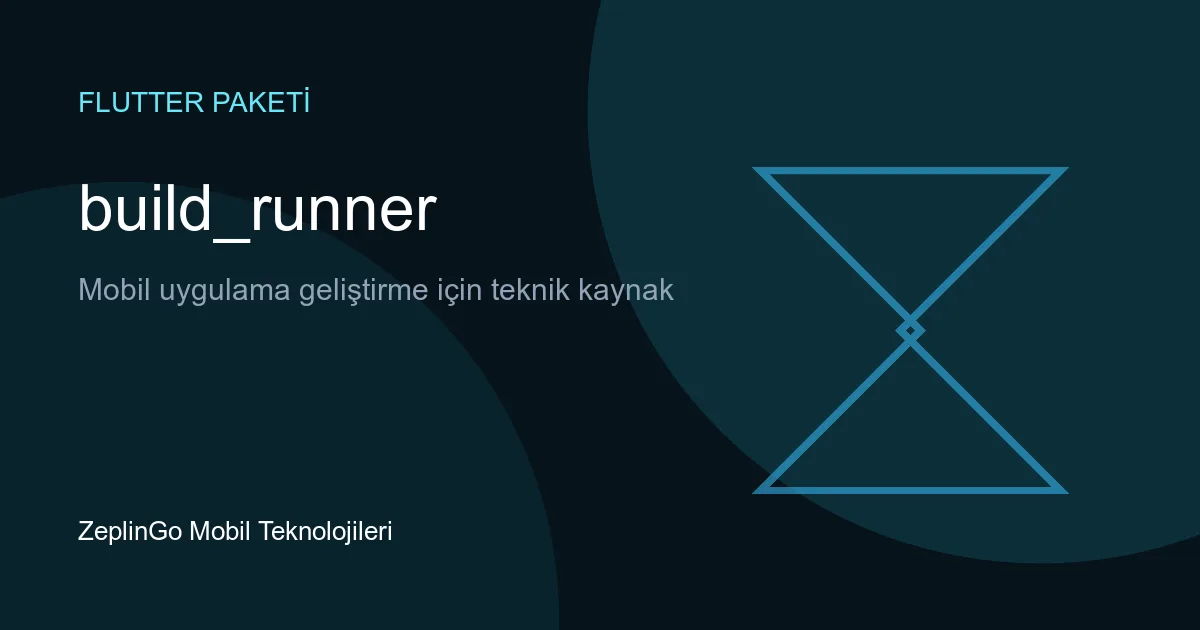 build_runner Flutter paketi