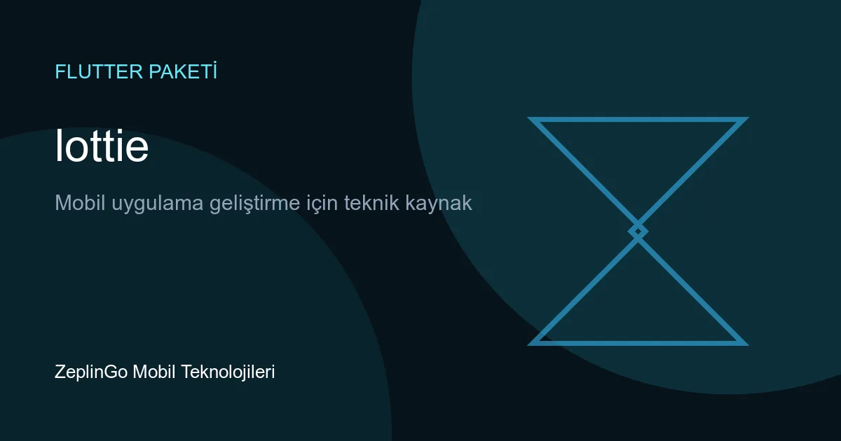 lottie Flutter paketi ile After Effects animasyonları