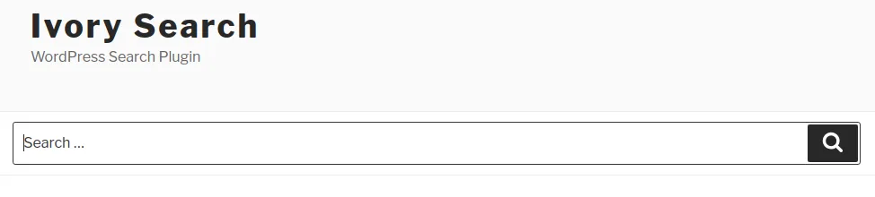 Ivory Search – WordPress Search Plugin ekran görüntüsü 4