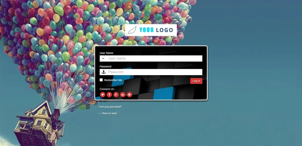 Admin Custom Login ekran görüntüsü 1