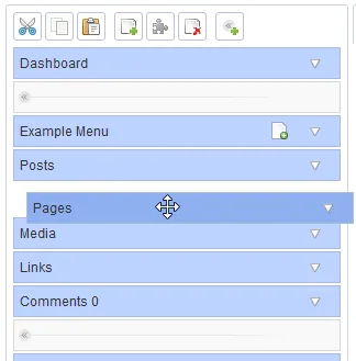 Admin Menu Editor ekran görüntüsü 3