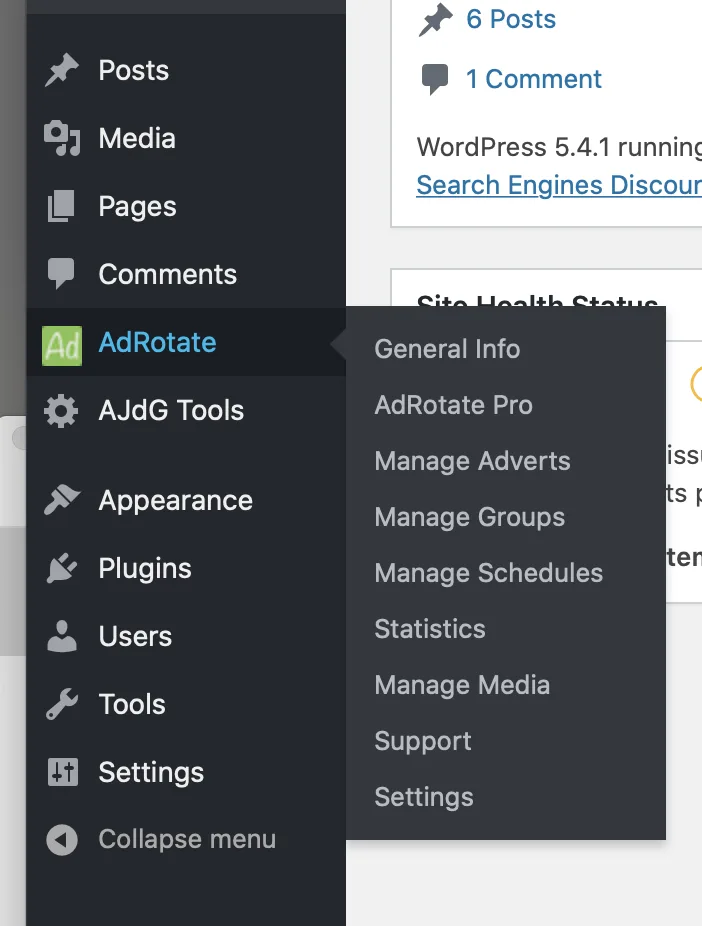 AdRotate Banner Manager ekran görüntüsü 1
