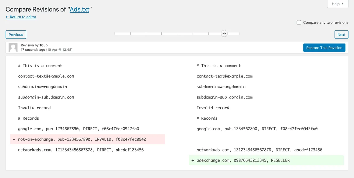 Ads.txt Manager ekran görüntüsü 2