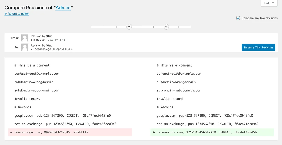 Ads.txt Manager ekran görüntüsü 3