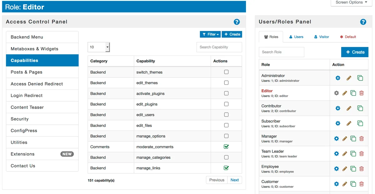 Advanced Access Manager – Access Governance for WordPress ekran görüntüsü 3