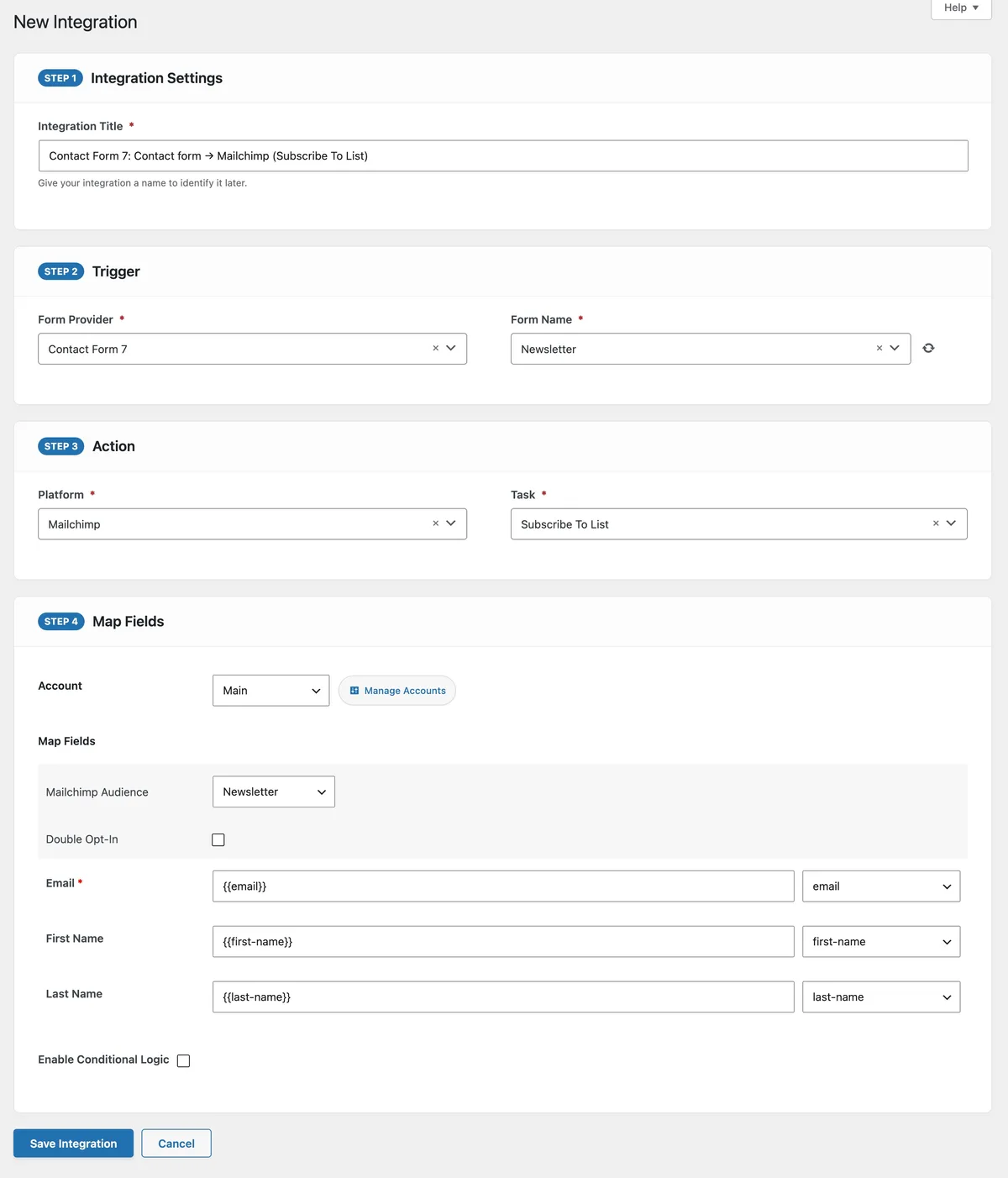Advanced Form Integration — Connect Forms to 200+ Apps ekran görüntüsü 1