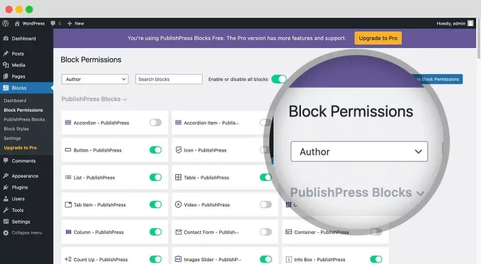 PublishPress Blocks – Block Controls, Block Visibility, Block Permissions ekran görüntüsü 2