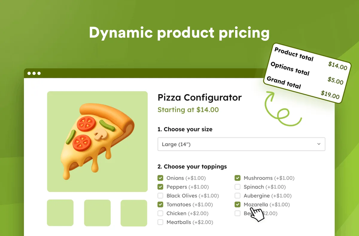 Advanced Product Fields (Product Addons) for WooCommerce ekran görüntüsü 1