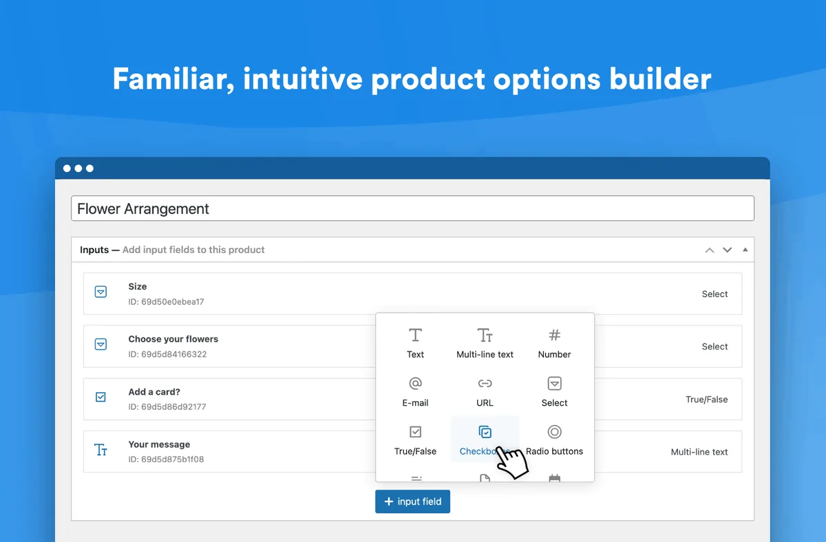 Advanced Product Fields (Product Addons) for WooCommerce ekran görüntüsü 3