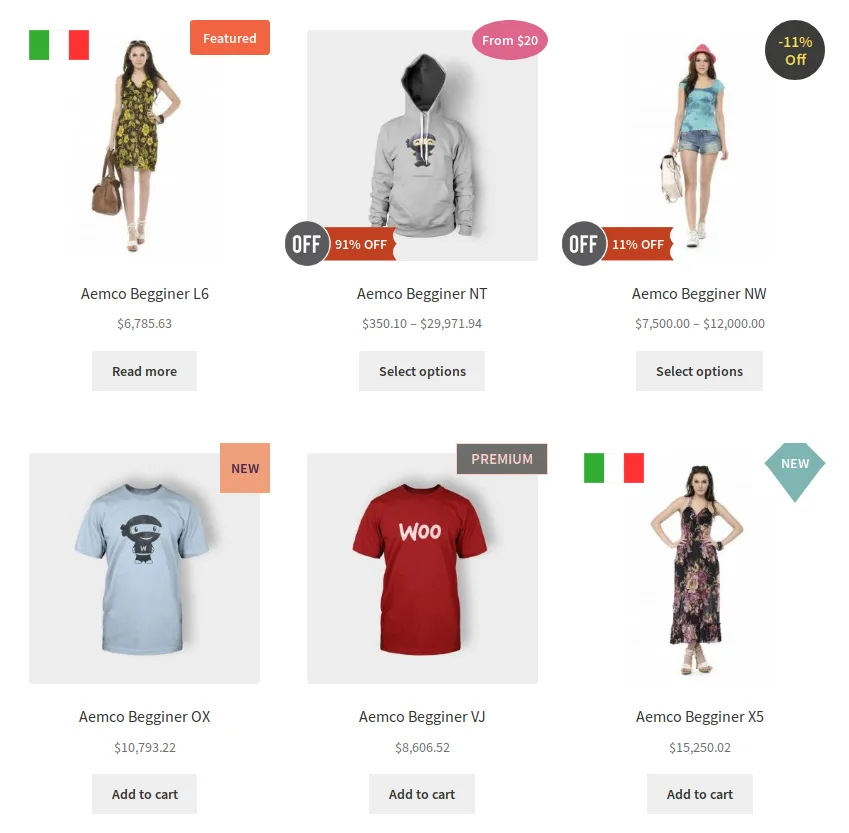 Advanced Product Labels for WooCommerce ekran görüntüsü 1