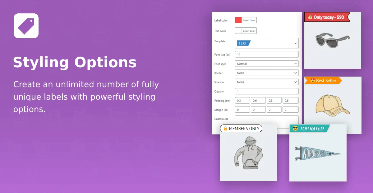 Advanced Woo Labels – Product Labels & Badges for WooCommerce ekran görüntüsü 3