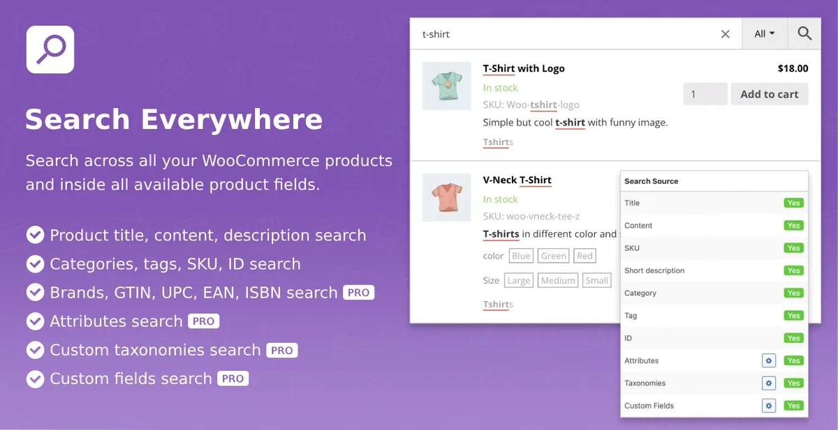 Advanced Woo Search – Product Search for WooCommerce ekran görüntüsü 2