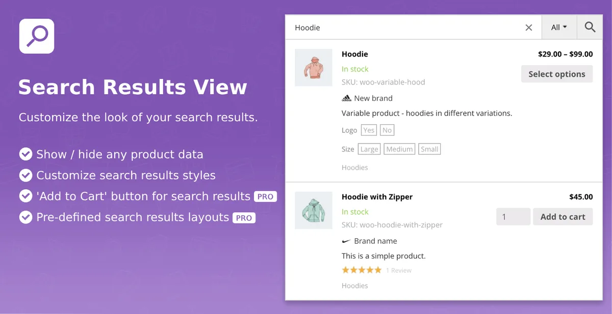 Advanced Woo Search – Product Search for WooCommerce ekran görüntüsü 4