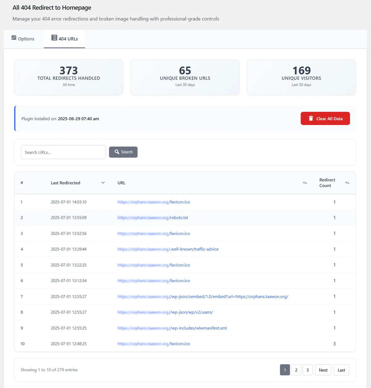 All 404 Redirect to Homepage ekran görüntüsü 4