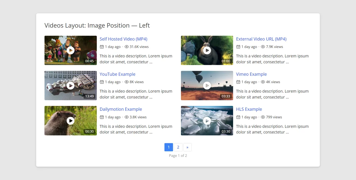 All-in-One Video Gallery – Video Player & Galleries for YouTube, Vimeo & Self-Hosted Videos ekran görüntüsü 2