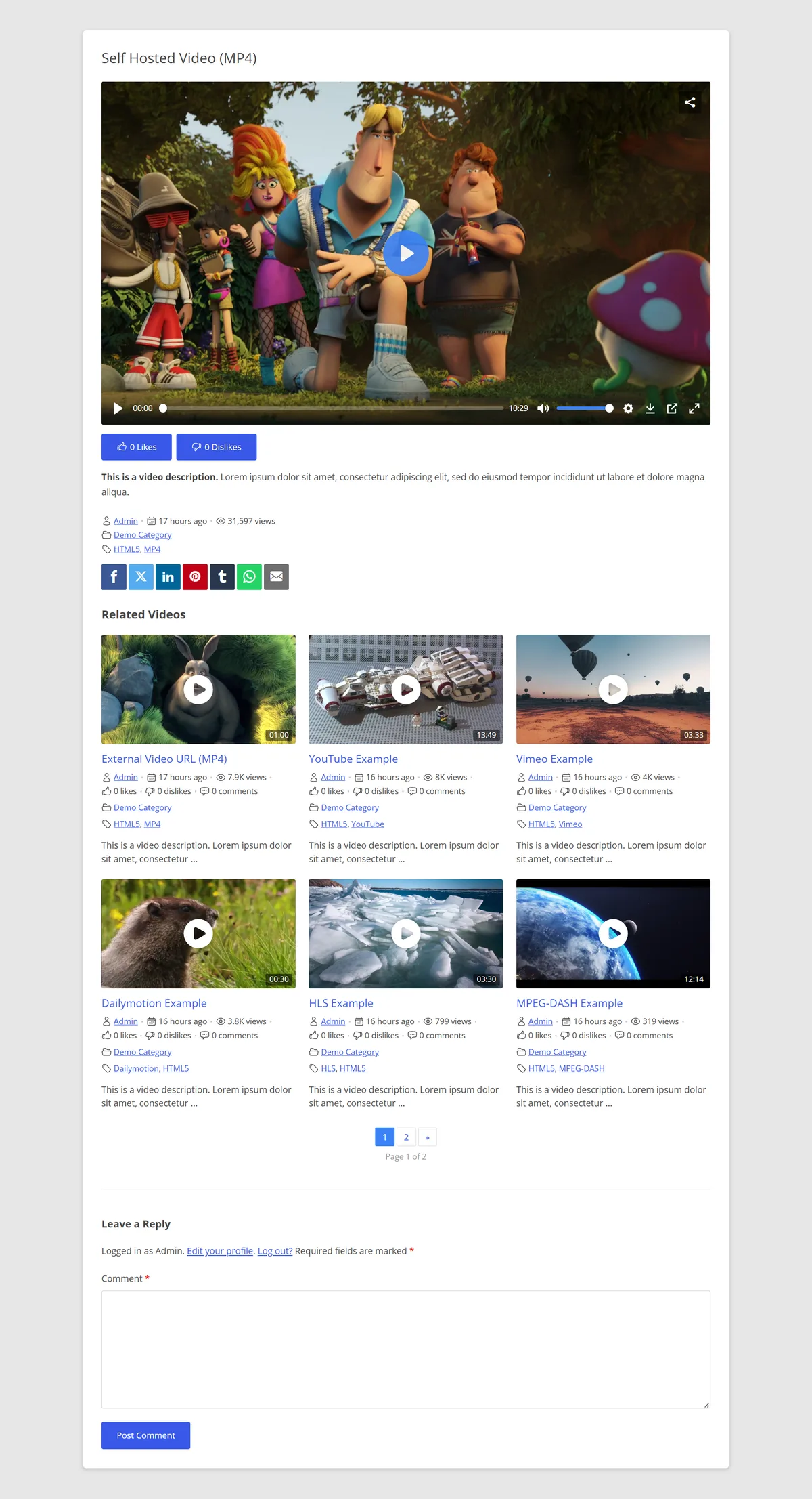 All-in-One Video Gallery – Video Player & Galleries for YouTube, Vimeo & Self-Hosted Videos ekran görüntüsü 4
