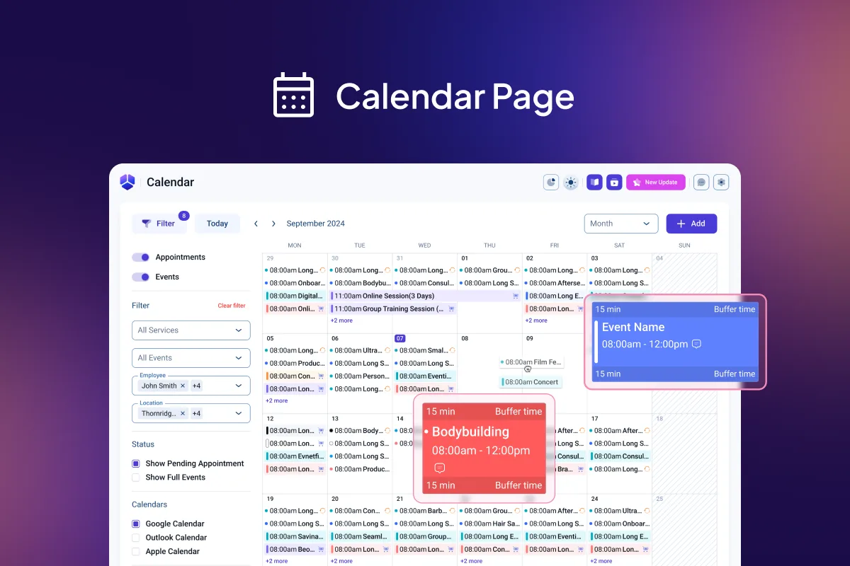 Booking for Appointments and Events Calendar – Amelia ekran görüntüsü 1