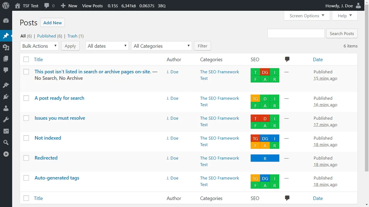 The SEO Framework – Fast, Automated, Effortless. ekran görüntüsü 1