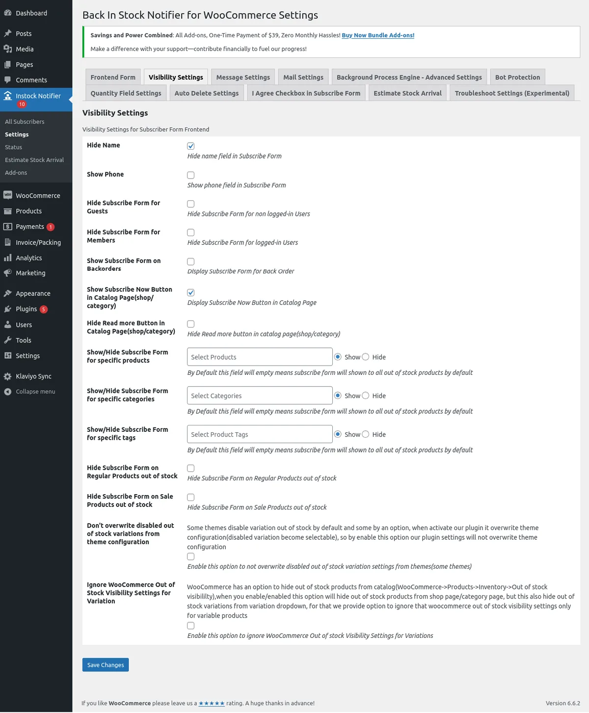 Back In Stock Notifier for WooCommerce | WooCommerce Waitlist Pro ekran görüntüsü 3