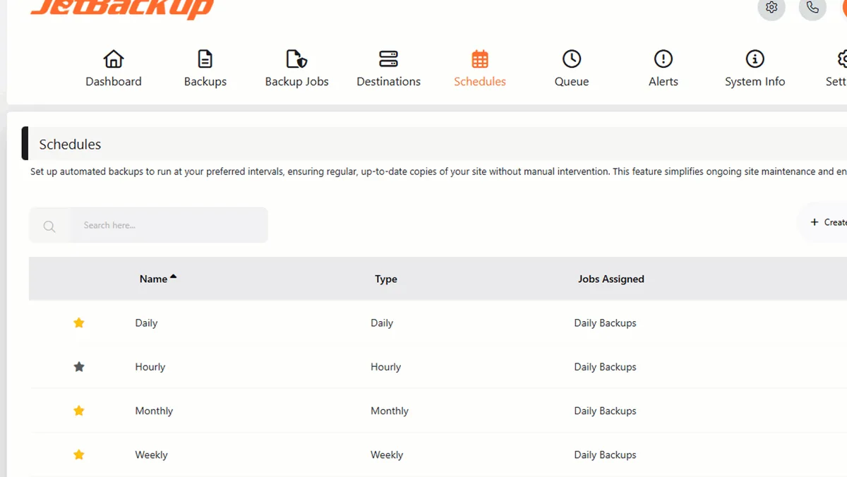 JetBackup – Backup, Restore & Migrate ekran görüntüsü 1