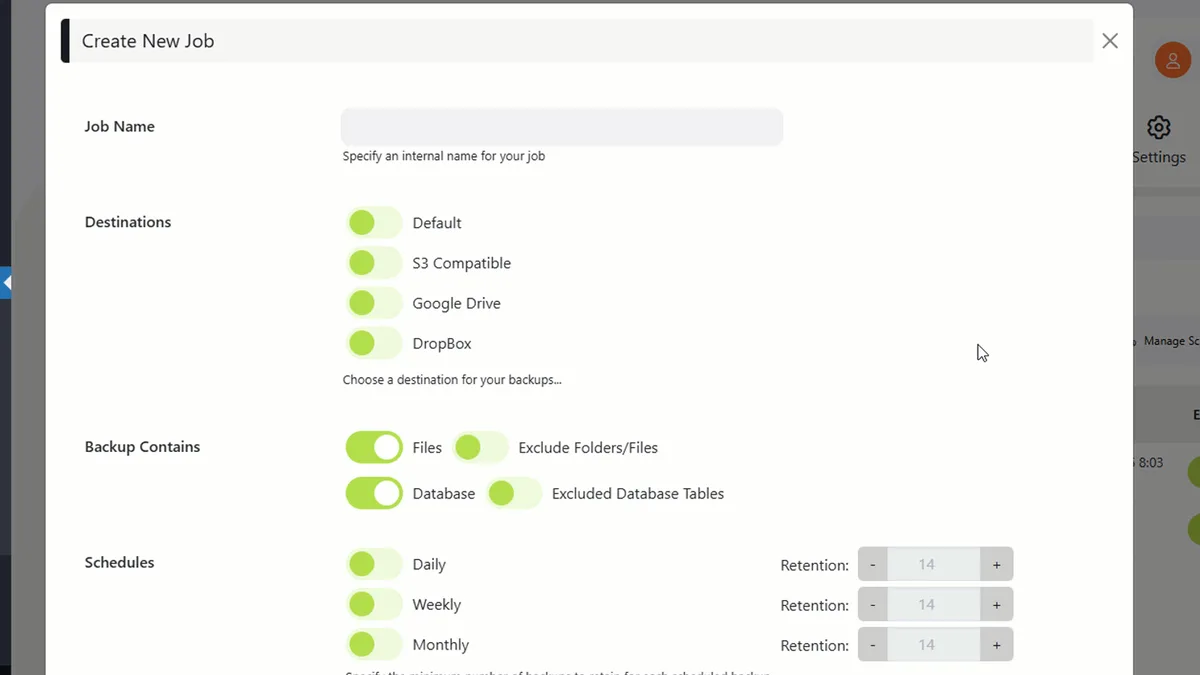 JetBackup – Backup, Restore & Migrate ekran görüntüsü 2