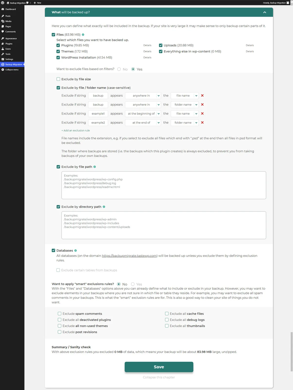 Backup Migration ekran görüntüsü 2
