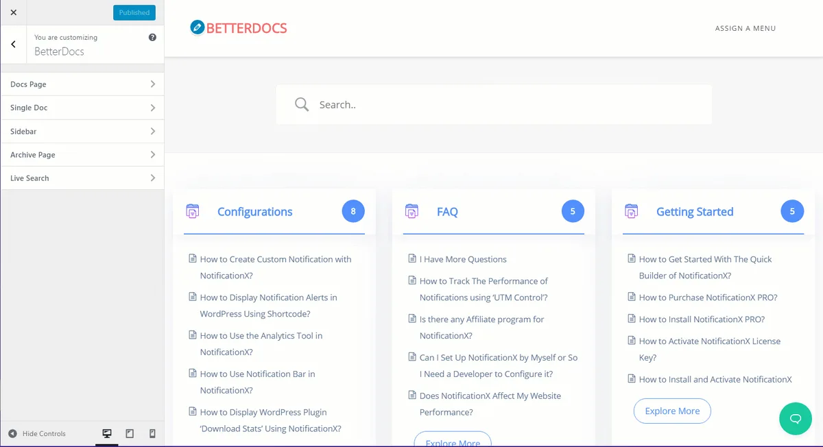 BetterDocs – AI Documentation, Knowledge Base, Docs, Wikis, FAQ with Chatbot ekran görüntüsü 3