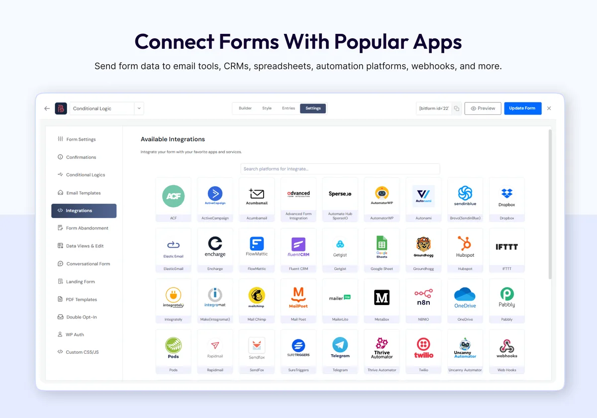 Bit Form – Contact Form, Payment Forms, Multi Step Forms, Calculator & Custom Form Builder ekran görüntüsü 3