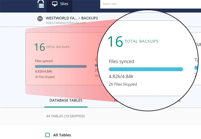 BlogVault Backup & Staging ekran görüntüsü 2