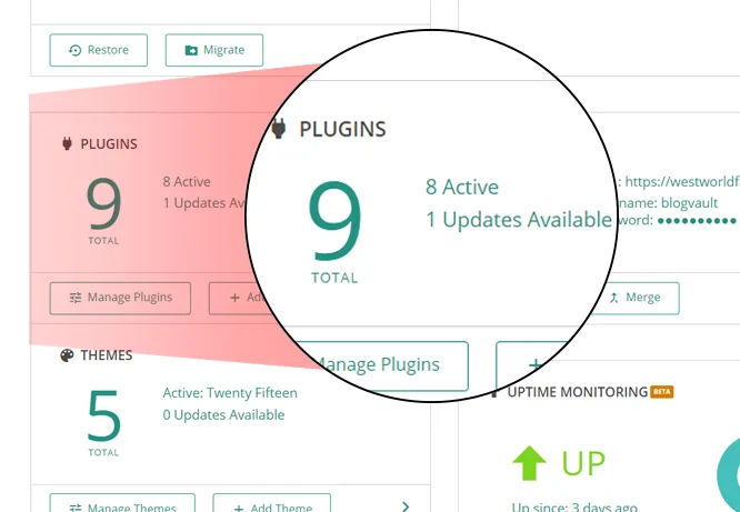 BlogVault Backup & Staging ekran görüntüsü 4