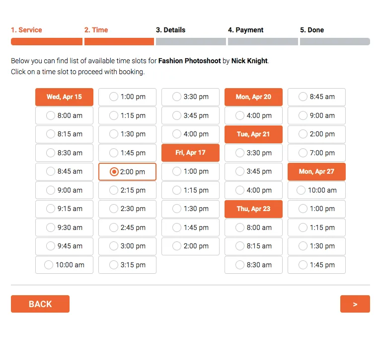Online Scheduling and Appointment Booking System – Bookly ekran görüntüsü 2