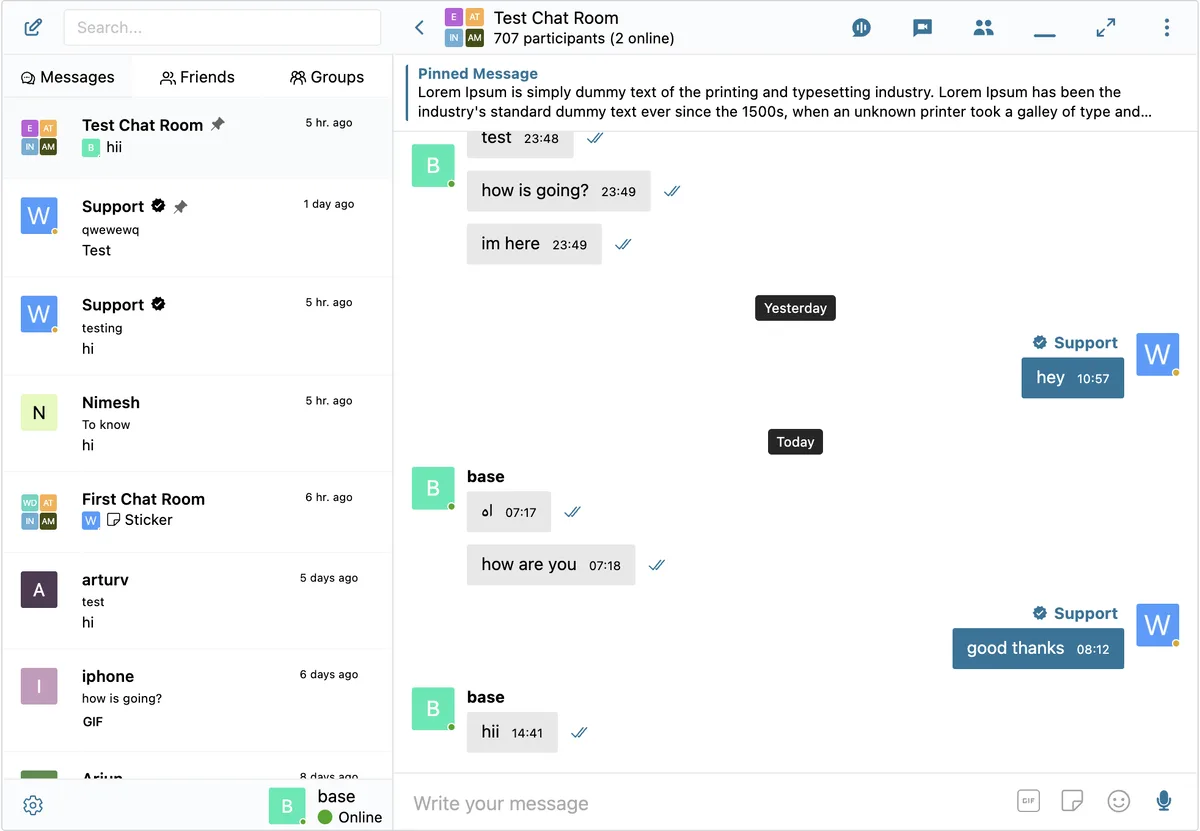 Better Messages – Chat Rooms, Group Chat, Private Messages & AI Chat Bots ekran görüntüsü 1