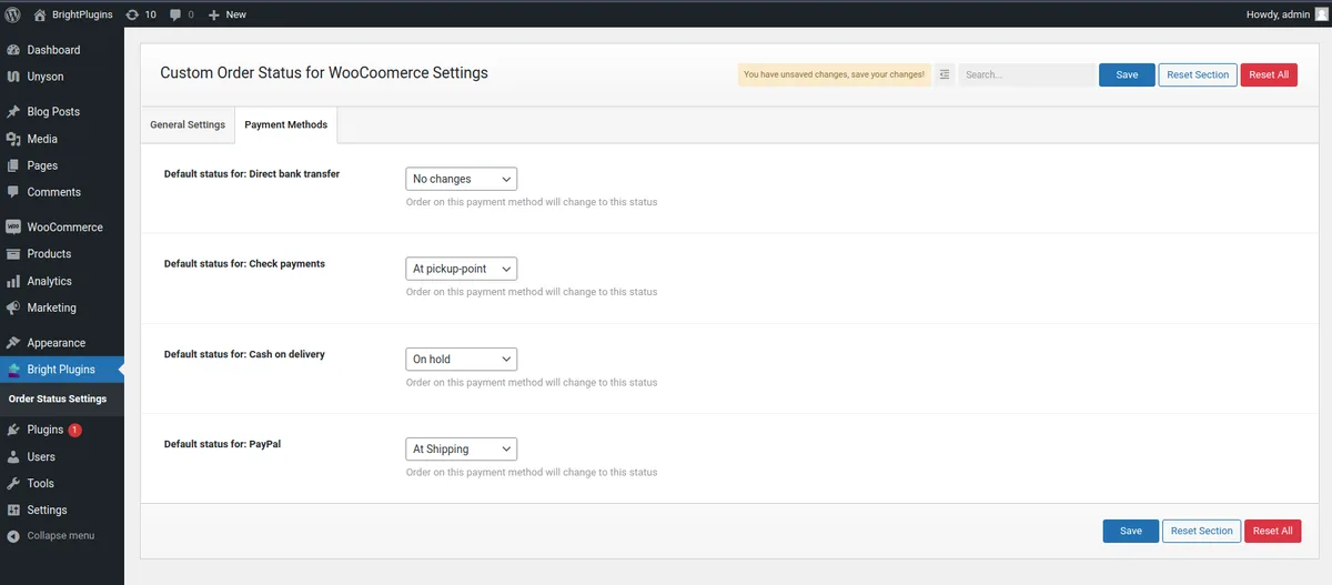 Custom Order Status Manager for WooCommerce ekran görüntüsü 4