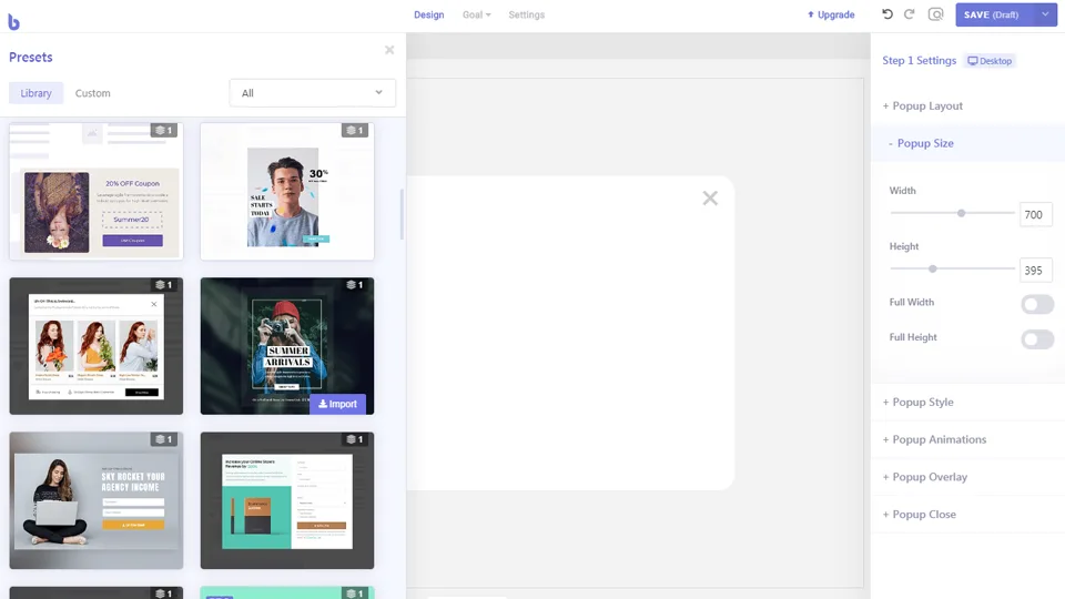 Brave – Create Popup, Optins, Lead Generation, Survey, Sticky Elements & Interactive Content ekran görüntüsü 2