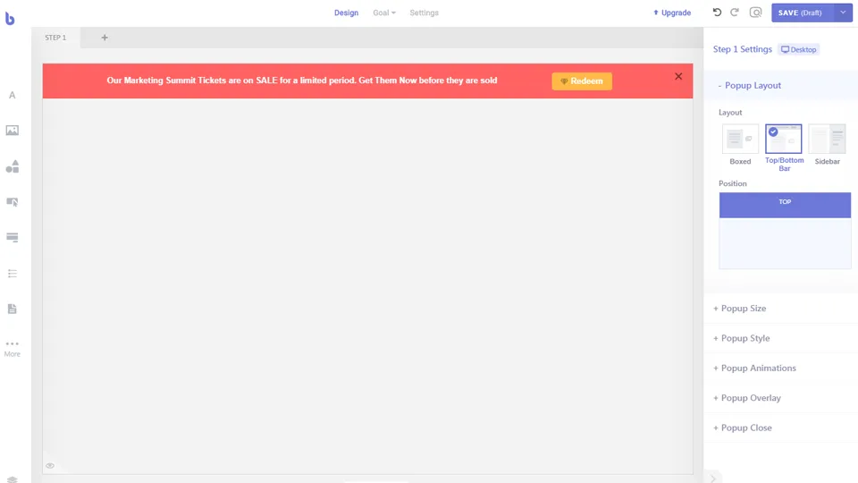 Brave – Create Popup, Optins, Lead Generation, Survey, Sticky Elements & Interactive Content ekran görüntüsü 4