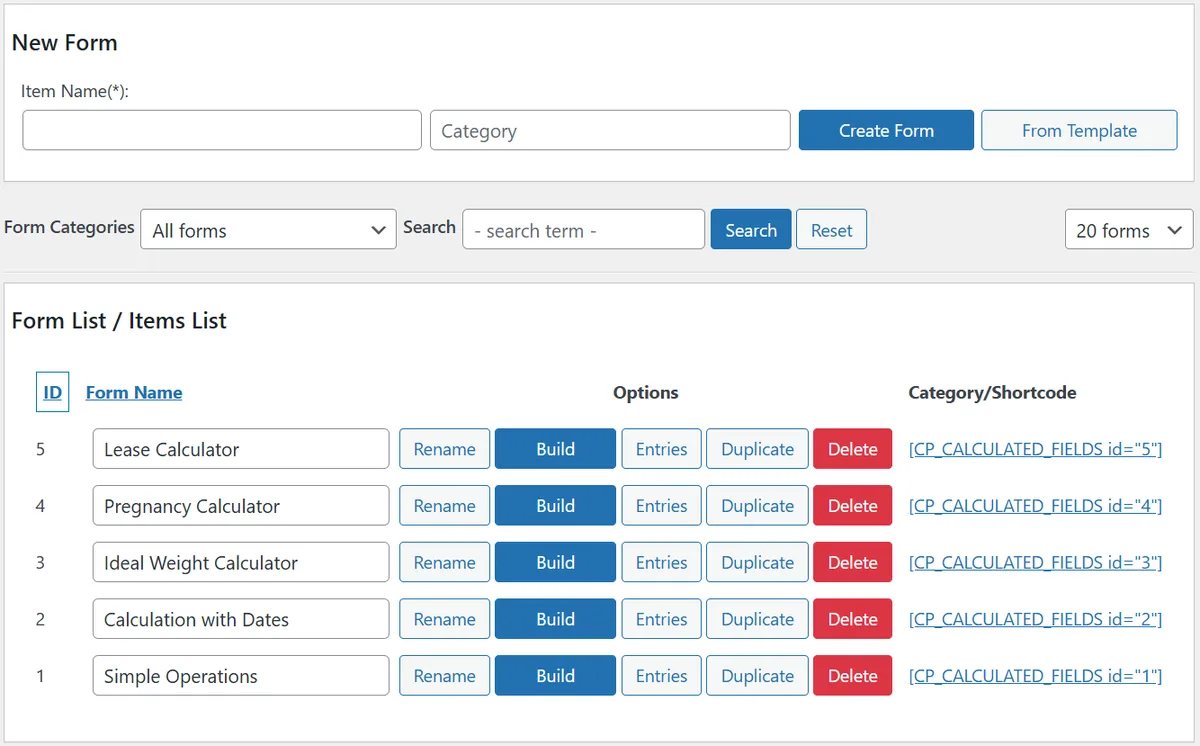 Calculated Fields Form – AI Form Builder for WordPress – Contact, Payment, Quote, Quiz & More ekran görüntüsü 1