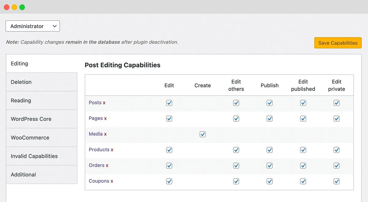 PublishPress Capabilities – User Role Editor, Access Permissions, User Capabilities, Admin Menus ekran görüntüsü 3
