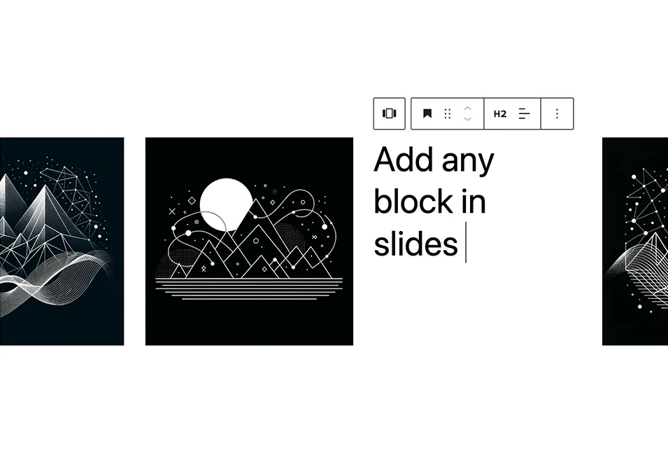 Carousel Slider Block for Gutenberg ekran görüntüsü 1