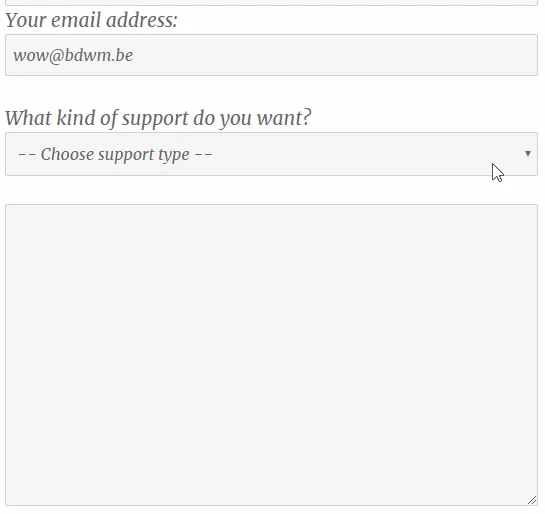 Conditional Fields for Contact Form 7 ekran görüntüsü 1