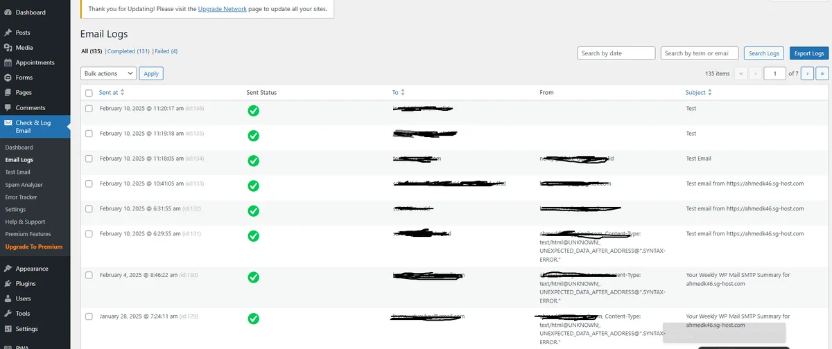 Check & Log Email – Easy Email Testing & Mail logging ekran görüntüsü 2