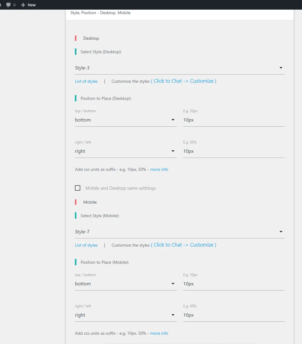 Click to Chat – HoliThemes ekran görüntüsü 4