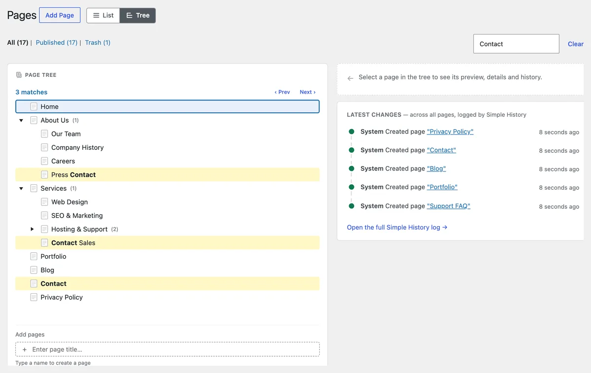 CMS Tree Page View – Reorder Pages with a Drag-and-Drop Tree ekran görüntüsü 4