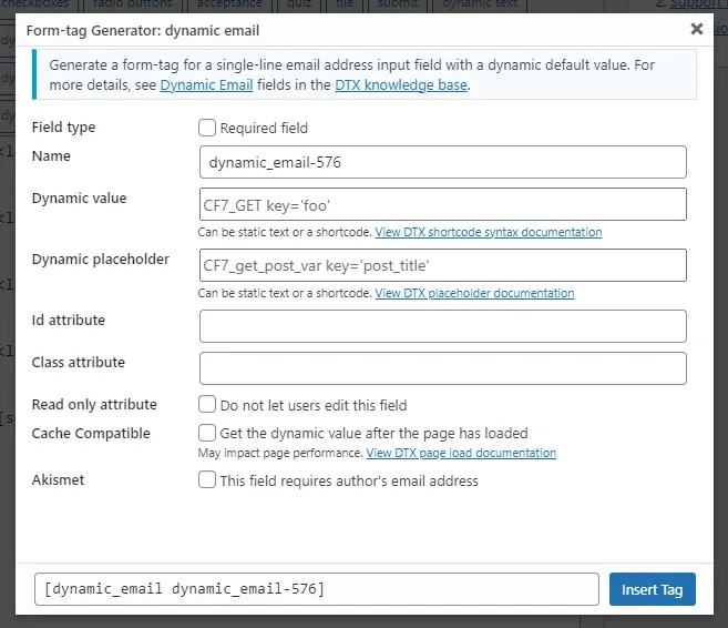 DTX – Dynamic Text Extension for Contact Form 7 ekran görüntüsü 4