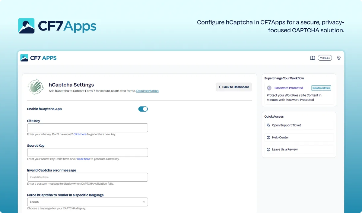 CF7 Apps – Honeypot, Database, Redirection, Webhook, and Addons for Contact Form 7 ekran görüntüsü 3